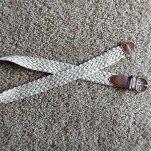 Vintage Belt - Khaki Braided